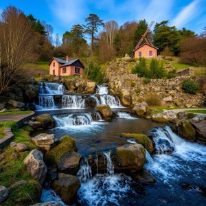 Ruta dos Muíños de Barosa: cascadas y molinos en Barro