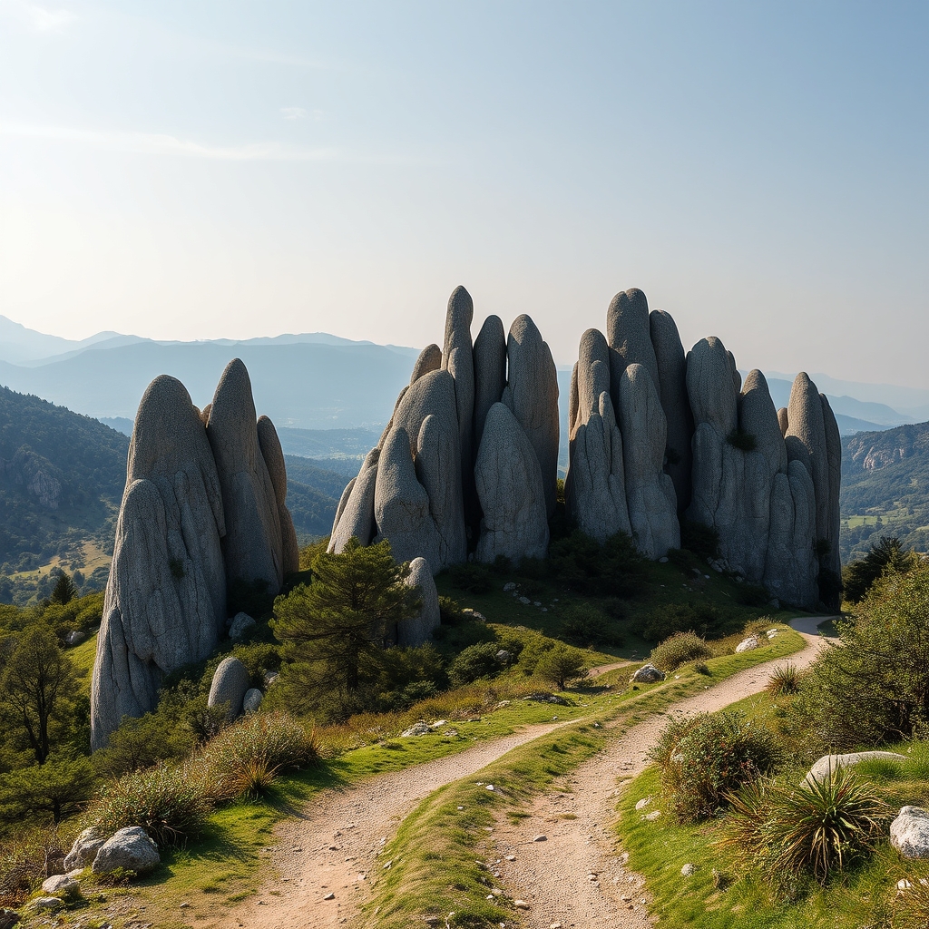 Ruta dos Penedos de Ourense: formas graníticas caprichosas en la montaña
