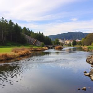 Ruta Fluvial do Río Sarela en Santiago: molino, bosque y ciudad
