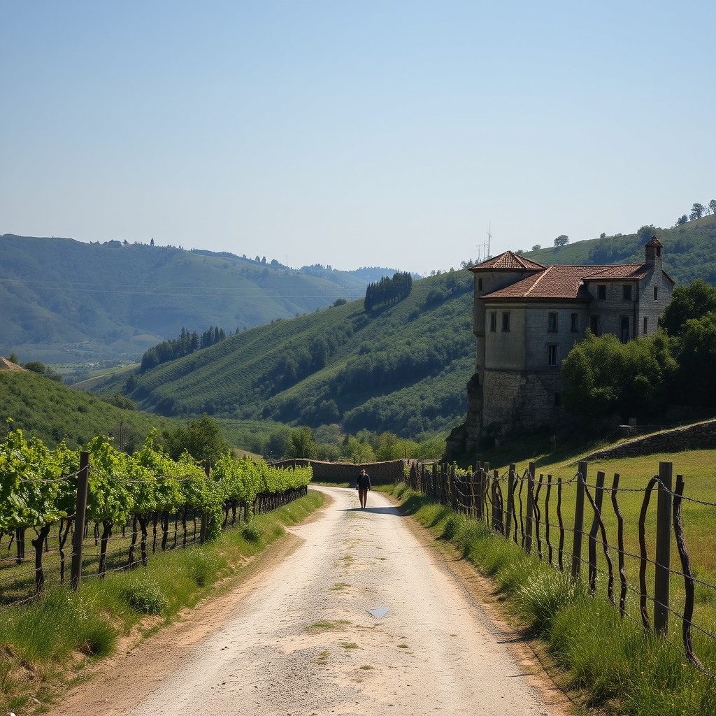 Ruta por los viñedos y castros de Amandi en Ribeira Sacra
