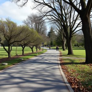 Ruta urbana-natura por el parque de Bonaval en Santiago