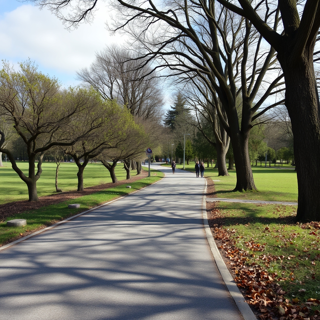 Ruta urbana-natura por el parque de Bonaval en Santiago