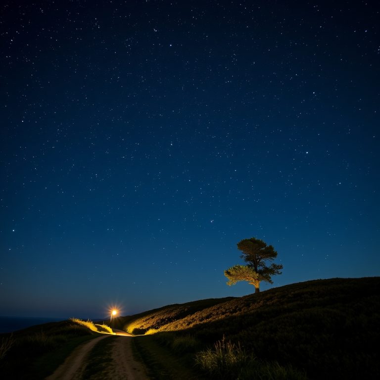 Rutas nocturnas de senderismo bajo las Perseidas en Galicia