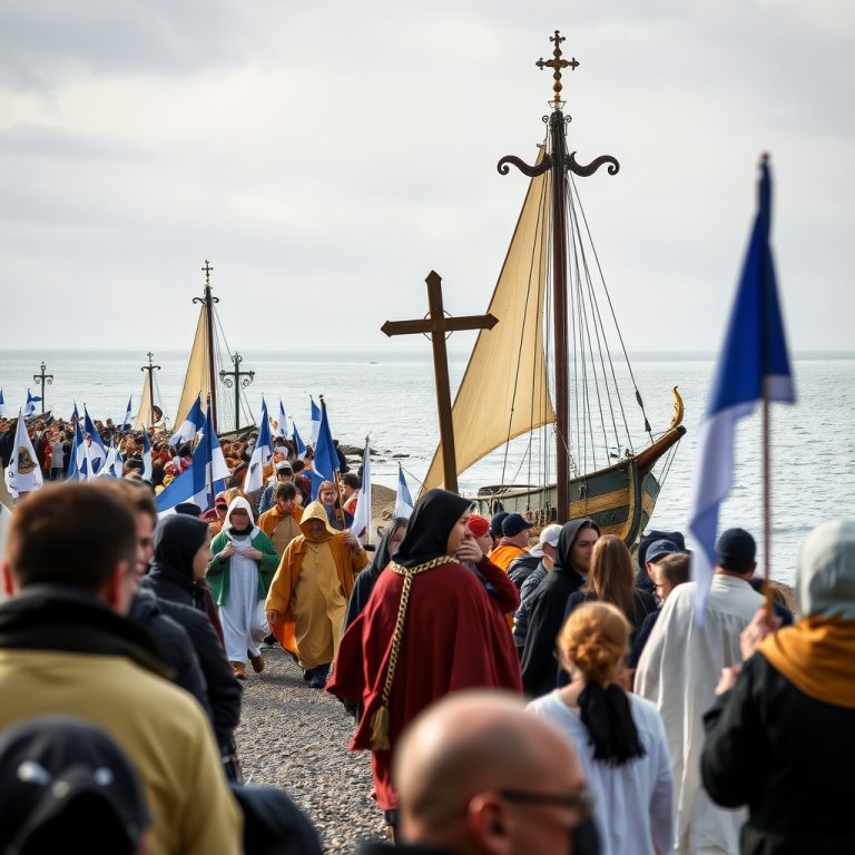 Semana Santa en Viveiro: la procesión marinera del Encuentro