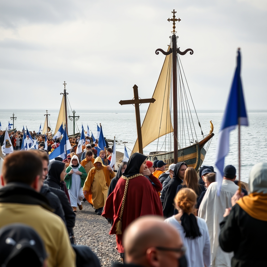 Semana Santa en Viveiro: la procesión marinera del Encuentro