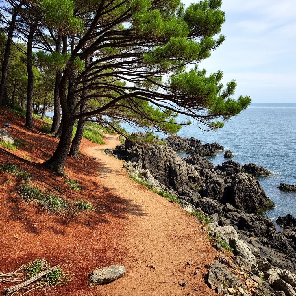 Sendero de la Ensenada de Arnela: cala escondida y pineda en Cangas