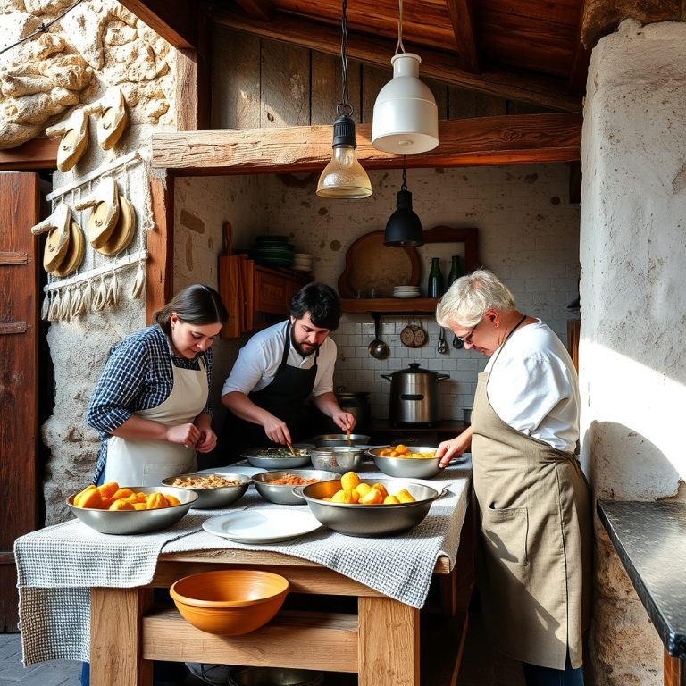Talleres de cocina gallega tradicional para turistas curiosos