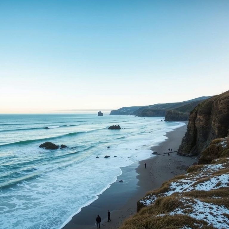 Escapada a la playa de O Rostro (Fisterra) en invierno: oleaje y meditación