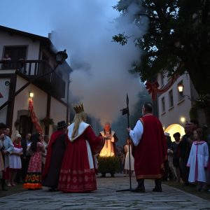 Romería de San Roque en Ponteareas: monte, leyenda y romería