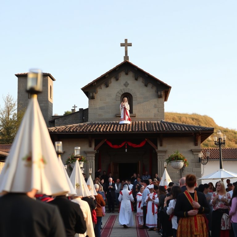 Romería de la Magdalena en Ourense: colina, ermita y vistas