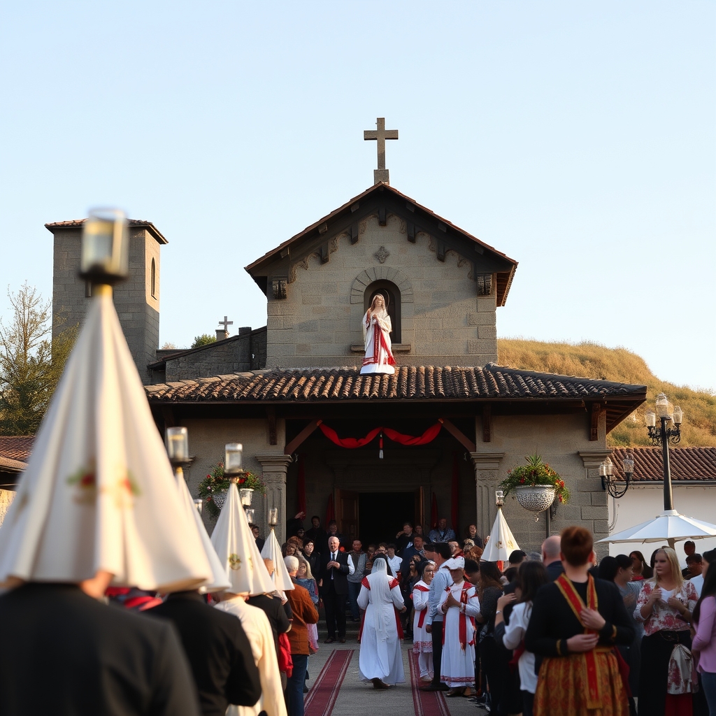 Romería de la Magdalena en Ourense: colina, ermita y vistas