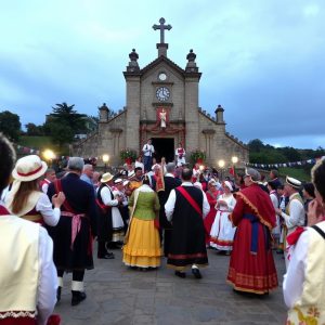Romería de San Andrés en Teo: ermita, monte y romería