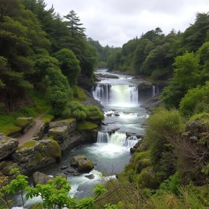 Ruta das fervenzas do río Navea: canóns e saltos en Ribadavia