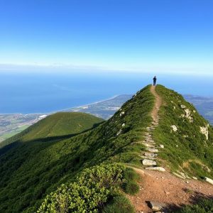Ascensión ao Monte da Moá: o miradoiro de Boiro