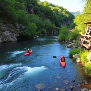 Plan de turismo activo en A Estrada: piragüismo en el río Ulla