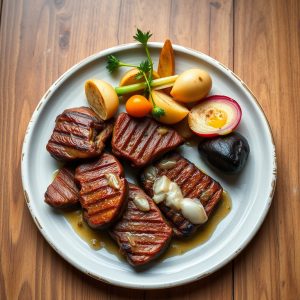 Asadores de churrasco en la comarca de La Limia: costilla gallega