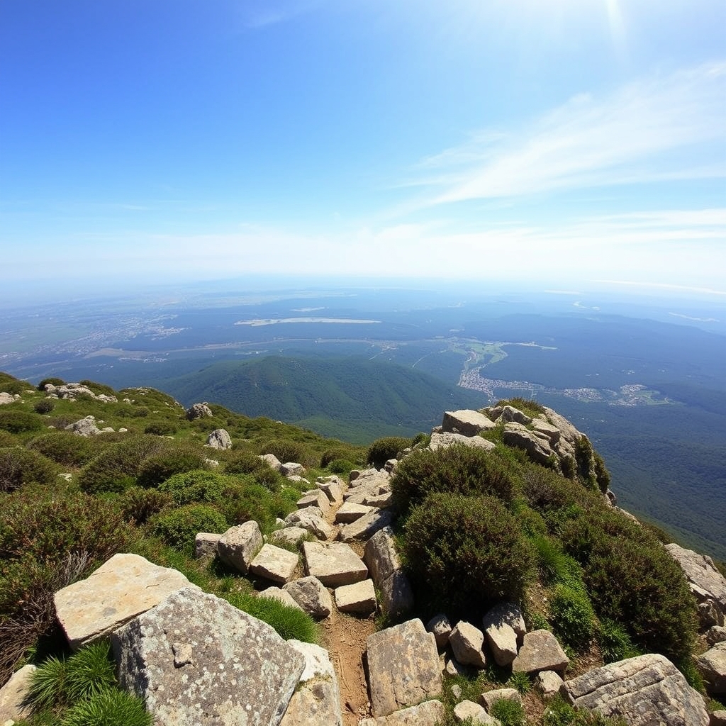 Ascensión ao Monte Xalo: panorámicas de Bergantiños