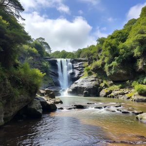 Ruta das fervenzas do río Rego dos Ánxeles: saltos en Negueira