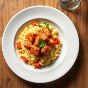 Receta de arroz con bogavante de la ría de Corcubión