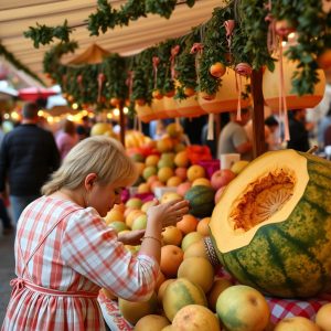 Feria do Melón de Ourense: melón, feira, verán