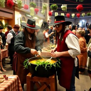Fiesta del Lacón con Grelos en Ourense: lacón, grelos, cocido