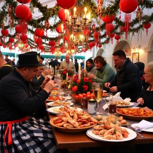 Fiesta del Marisco en Cambados: marisco, ría, degustación