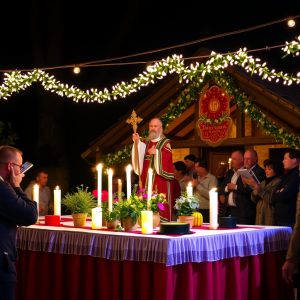 Romería de San Xoán en Cedeira: hoguera, praia, noite