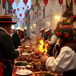 Fiesta de la Botilla en Lobeira: embutido, tradición, carne