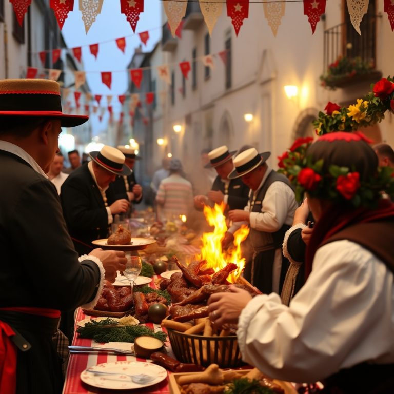 Fiesta de la Botilla en Lobeira: embutido, tradición, carne