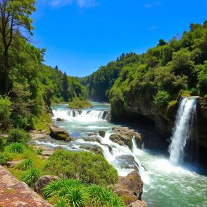 Sendeiro das fervenzas do Río Mandeo: saltos en Aranga