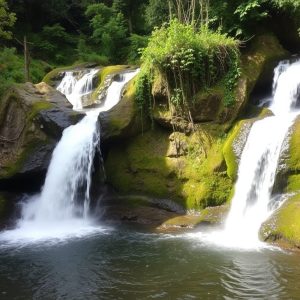 Sendeiro da Fervenza do Río Tebra: saltos en Tomiño