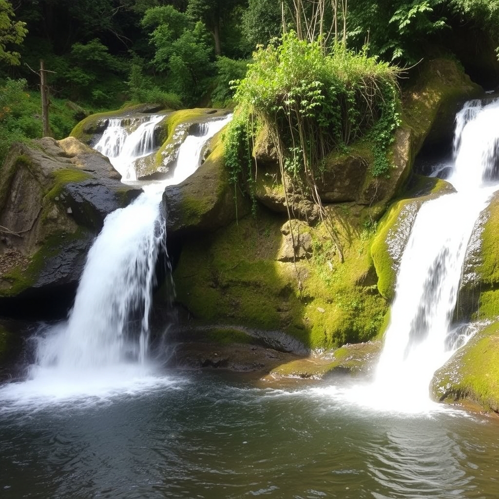 Sendeiro da Fervenza do Río Tebra: saltos en Tomiño