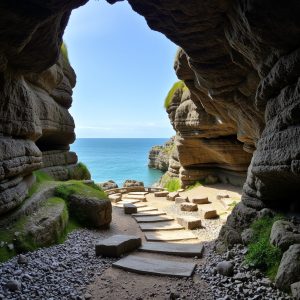 Ruta de los petroglifos de Mogor (Marín): arte rupestre y mar