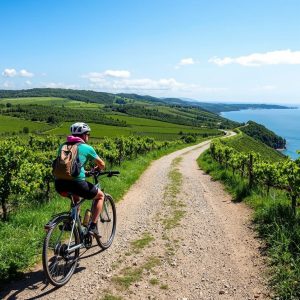 Ruta en bicicleta por la Vía Verde del Salnés: vinos y viñedos