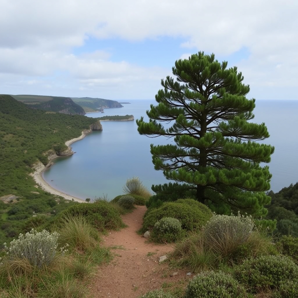 Ruta das praias de Traba: lagoa e area en Laxe