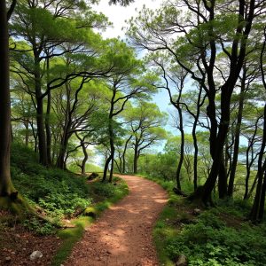 Sendeiro do Encoro de San Martiño: auga e bosque en Sober