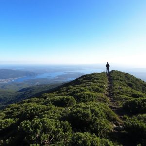 Ascensión ao Monte Cido: vistas da Ría de Arousa en Ribeira