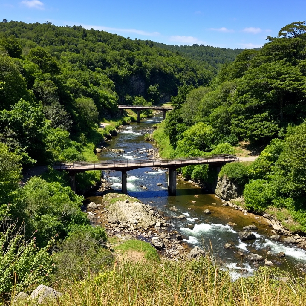 Sendeiro do Río Barbantiño: muíños e pontes en Amoeiro
