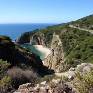 Ruta das praias de Caveiro: area virxe en Fisterra