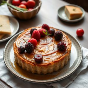 Receta de tarta de castañas con nata de Arzúa