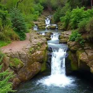 Sendeiro da Fervenza do Río Xallas: saltos no Ézaro