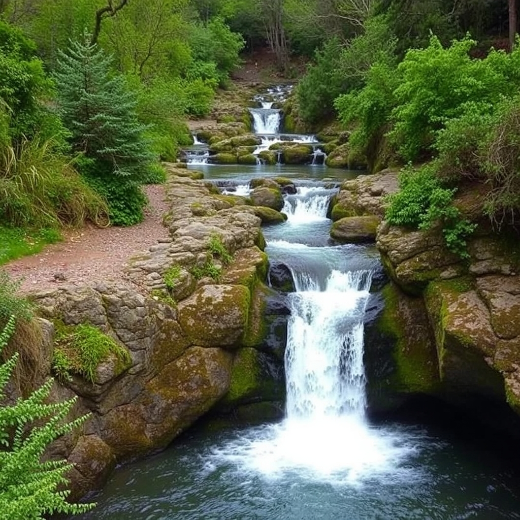 Sendeiro da Fervenza do Río Xallas: saltos no Ézaro