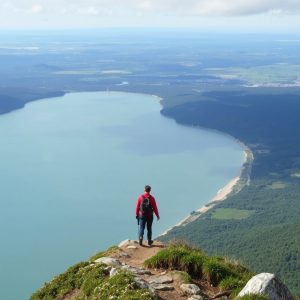 Ascensión ao Monte Xiabre: vistas da Ría de Arousa en Caldas