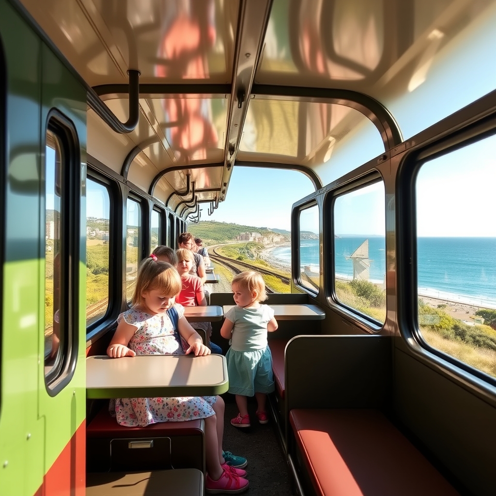 Plan con niños: Paseo en el tren turístico de La Coruña 1 Plan con niños: Paseo en el tren turístico de La Coruña