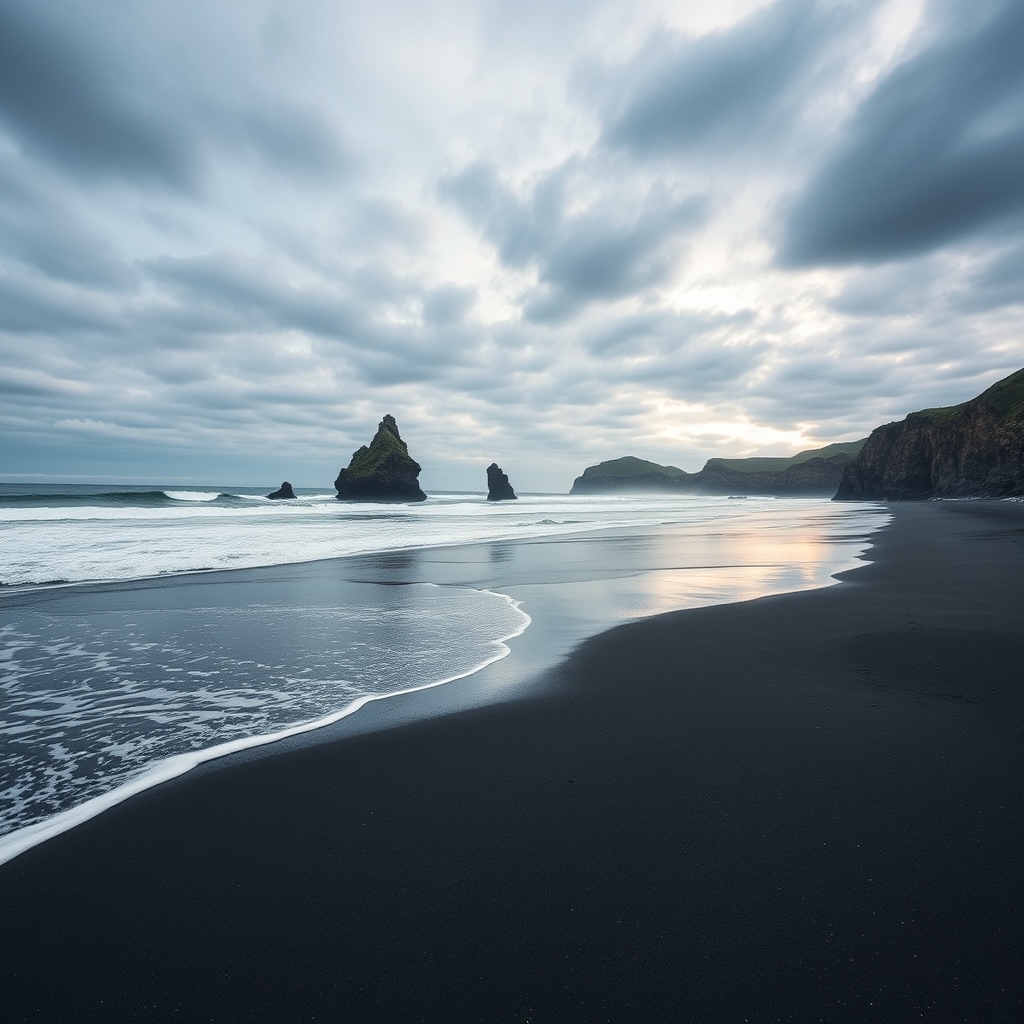 Escapada a la playa de O Rostro: arena negra y surf