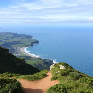 Ruta dos Acantilados de Loiba: bancos e vistas ao Atlántico