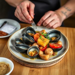 Dónde degustar navajas de la ría de Pontevedra a la brasa