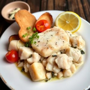 Receta de pavía de bacalao con pimientos verdes fritos