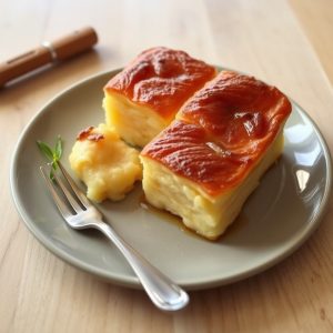 Receta de pastel de cabracho con mayonesa de albahaca
