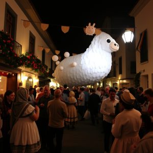 Fiesta del Bollo Blanco en Tui
